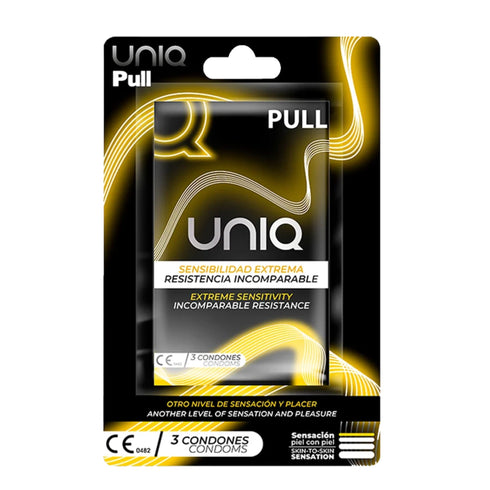 Uniq Pull condoms Pack 3