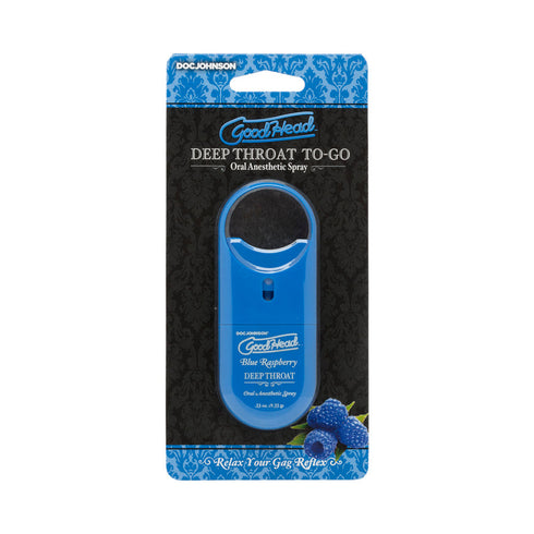 GoodHead Deep Throat Spray To-Go Blue Raspberry 0.33 fl.oz