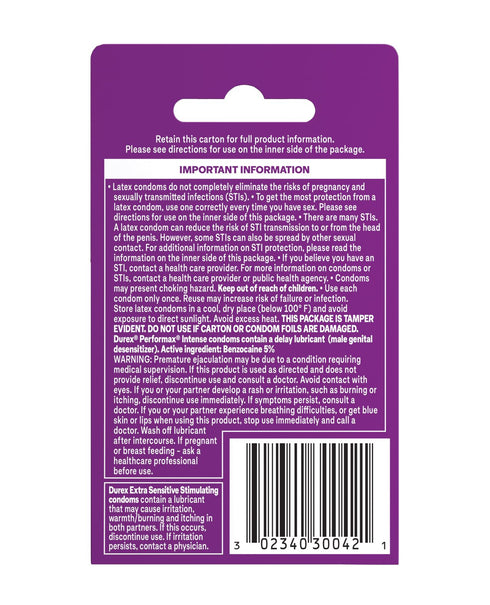 Durex Pleasure Pack Box 3