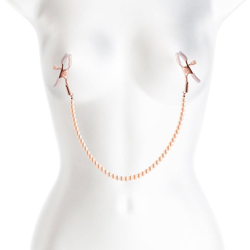 Bound Nipple Clamps Rose Gold