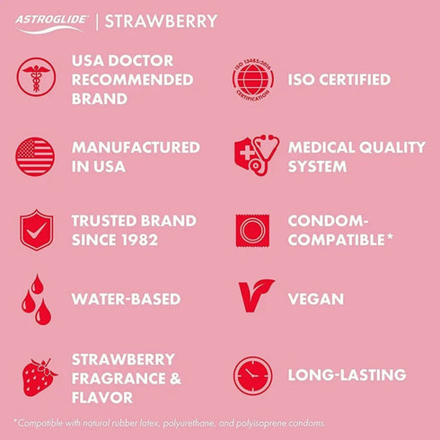 Astroglide Sensual Strawberry 2.5fl.oz / 73.9g