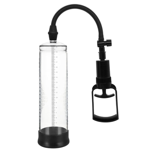 B-Series Power Pump Max Black & Clear Penis Enlarger
