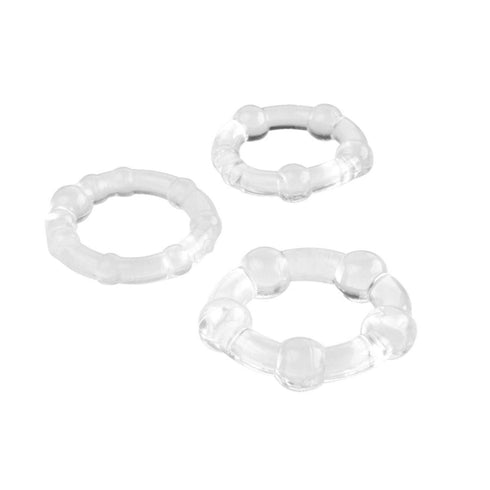 B-Series C-Ring Crystal Clear 3-Pack