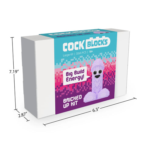 Cock Blocks Bricked Up 3D Penis Building Set