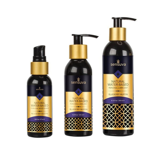 Muffin de arándanos humectante natural a base de agua Sensuva