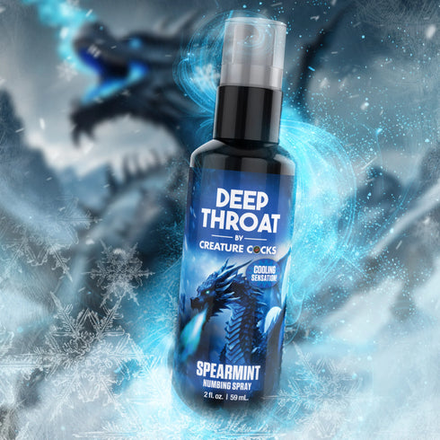 Spray anestésico de menta verde Deep Throat para sexo oral 59 ml
