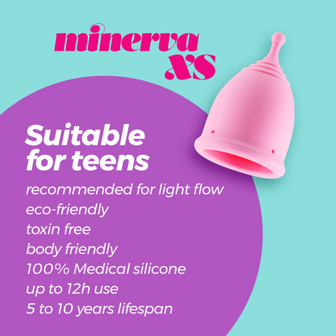 Crushious Minerva Reusable Menstrual Cups 2-Pack
