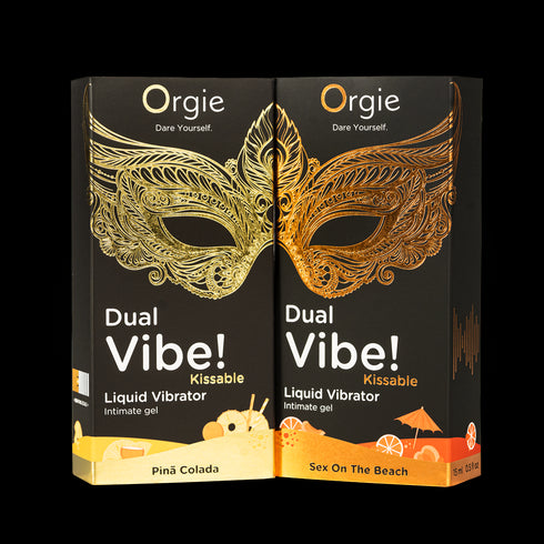 Orgie Dual Vibe Kissable Gel Pina Colada 15ml