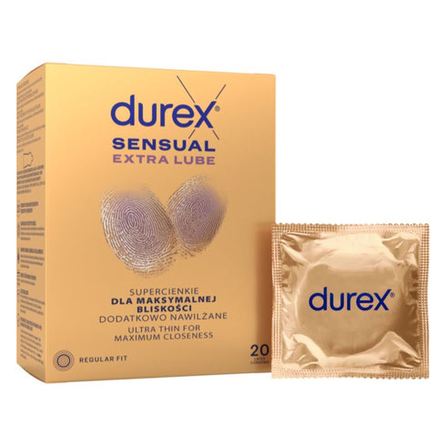 Durex Sensual EXTRA LUBE Box 20