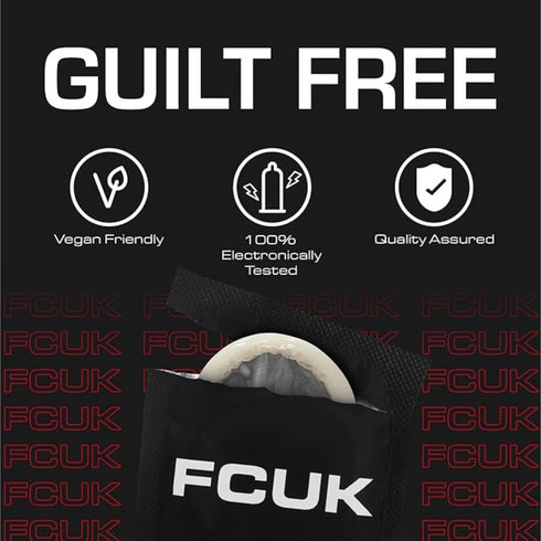 FCUK True Feel Condoms Black Box 12