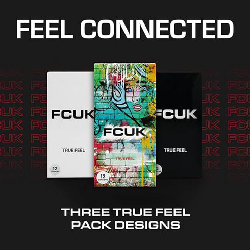 FCUK True Feel Condoms Black Box 12