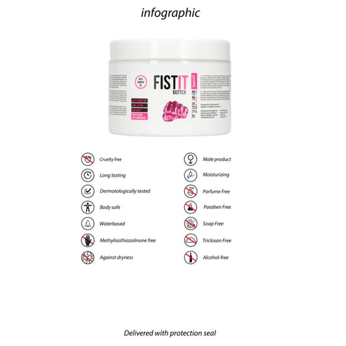 Mantequilla deslizante a base de agua Fist It 17 fl oz