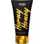 Horny Honey product packaging with black and gold design on a white background