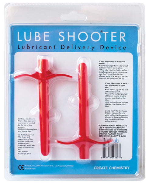 KinkLab Lube Shooter Red