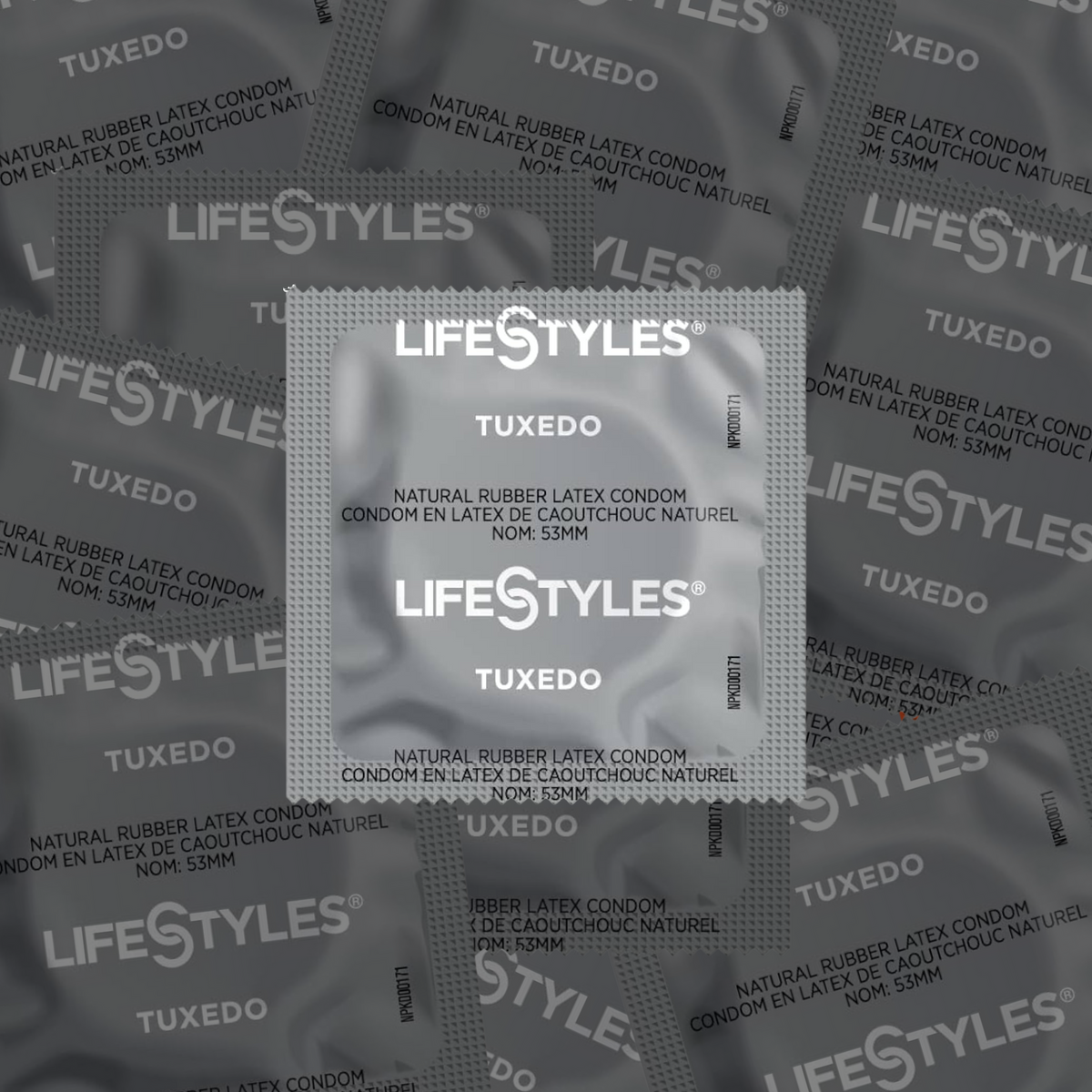 LifeStyles Tuxedo black colored unflavored condoms ❤️ WorldCondoms