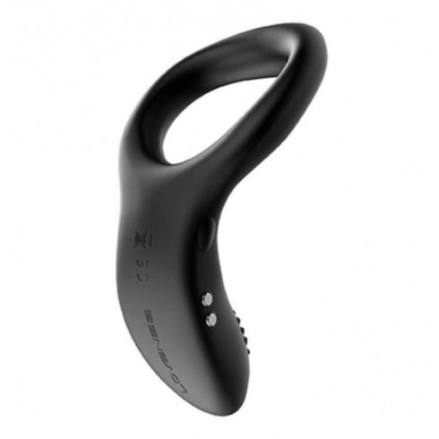 Lovense Diamo App-Controlled Vibrating C-Ring Black