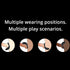 Lovense Diamo App-Controlled Vibrating C-Ring Black