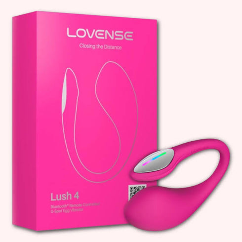 Lovense Lush 4 Bluetooth App-Controlled G-Spot Egg Pink
