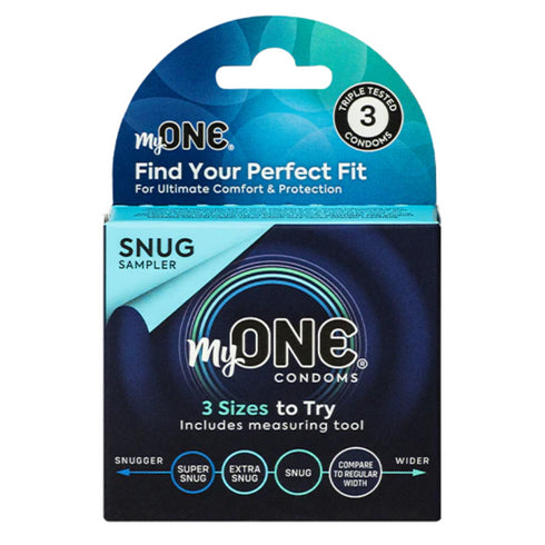 Caja de muestra de preservativos MyONE Snug Fit 3