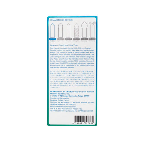 Okamoto Ultra Thin Box Of 10