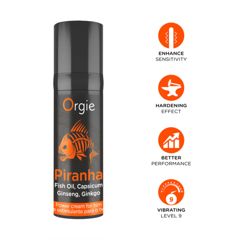 Orgie Piranha Power Cream for Him 0.5 fl oz