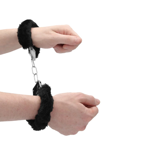 Ouch! Beginner's Furry Handcuffs Black