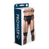 Prowler Lace Garter Set Black L