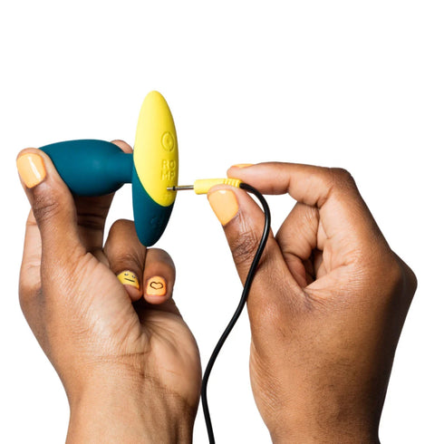 ROMP Bass Vibrating Anal Plug Teal