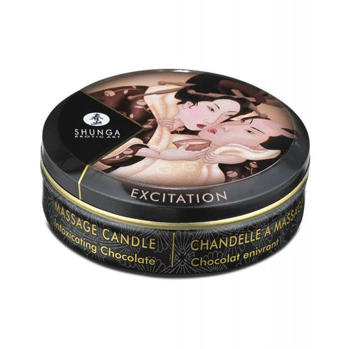 Shunga Vela de Masaje Excitación Chocolate Intoxicante