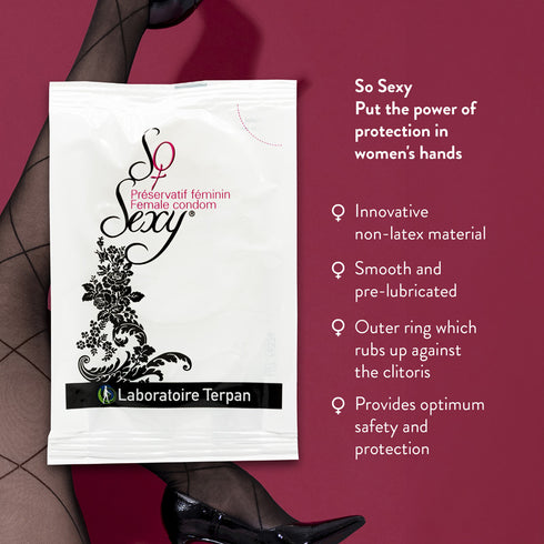 Caja de condones femeninos tan sexy 3