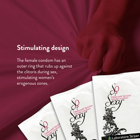 Caja de condones femeninos tan sexy 3