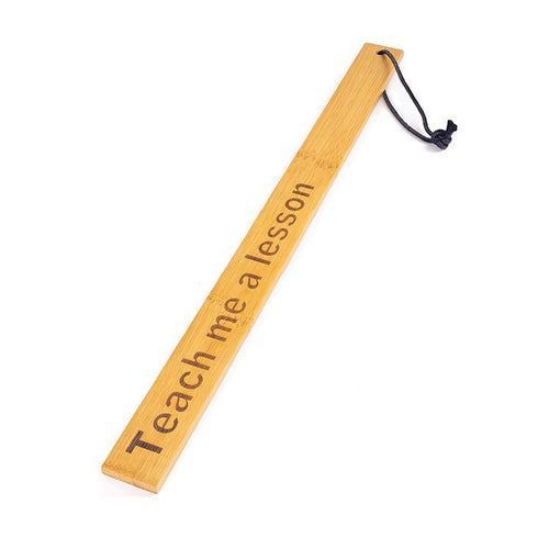 Spartacus Bamboo Paddle Teach Me a Lesson