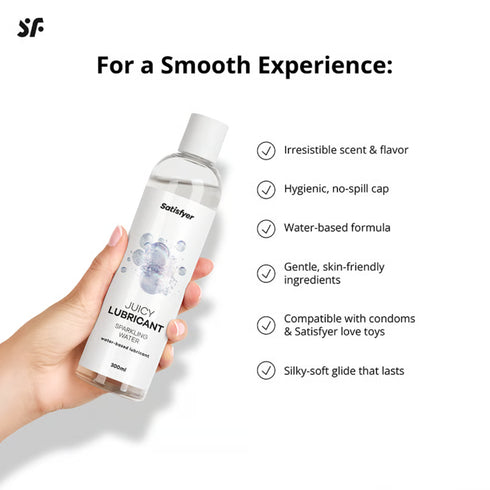 Satisfyer Juicy Lubricant Sparkling Water 10 fl oz