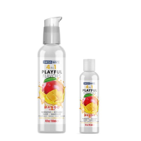 Swiss Navy 4 in 1 Playful Flavors Mango