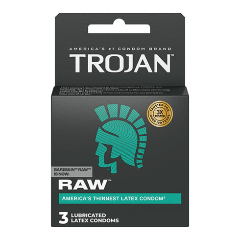 Trojan BareSkin Raw 3 Pack