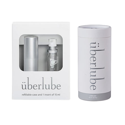 überlube premium lubricant Set of 55ml bottle + Travel Case with 15ml refill