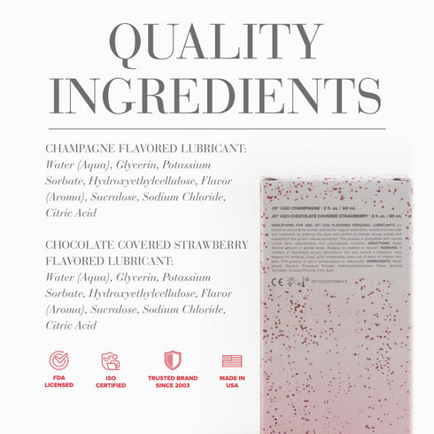 JO Sweet & Bubbly Pleasure Set Water-Based