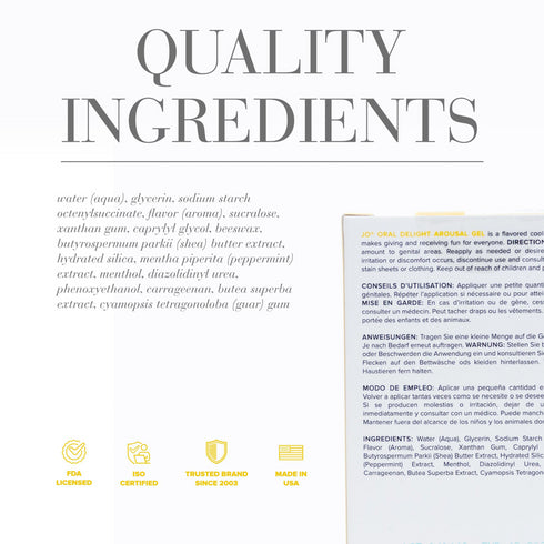 System JO Vanilla Delight Arousal Gel 30 ml