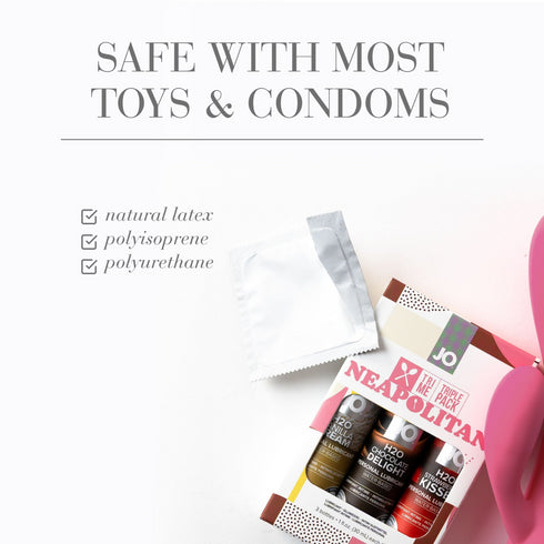 JO Tri Me Triple Pack NEAPOLITAN Water-Based