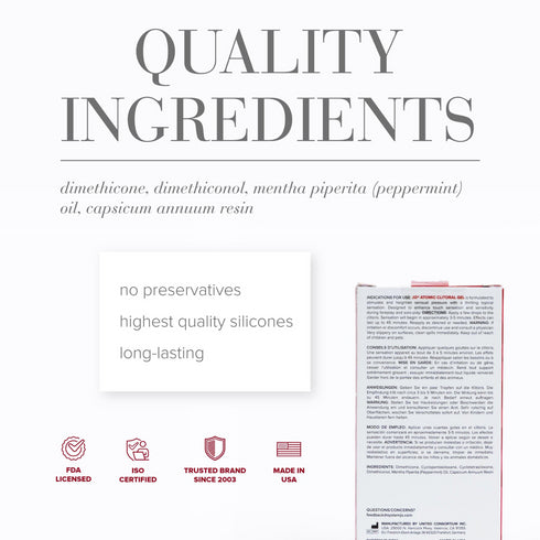 System JO Atomic Clitoral Stimulant Gel 10ml