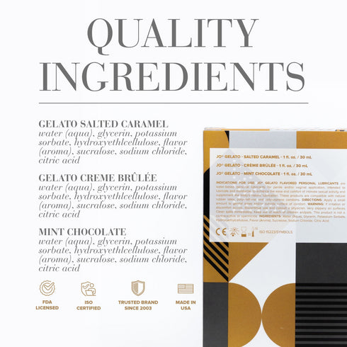 JO Limited Edition Tri Me Triple Pack GELATO