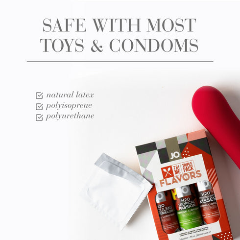 JO Tri Me Triple Pack SABORES A base de agua