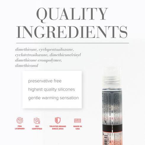 JO Premium Anal Warming Lubricant Silicone-Based 2 fl oz
