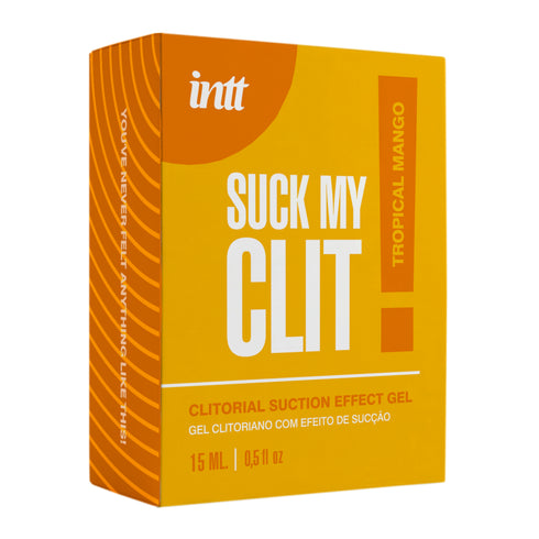 intt Suck My Clit Tropical Mango Suction Effect Gel 0.5 fl oz