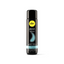 A black bottle of Pjur Aqua Naked water-based personal lubricant with a yellow logo.
