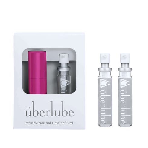 überlube Silver Good-to-Go Traveler Set y dos recambios de 15 ml