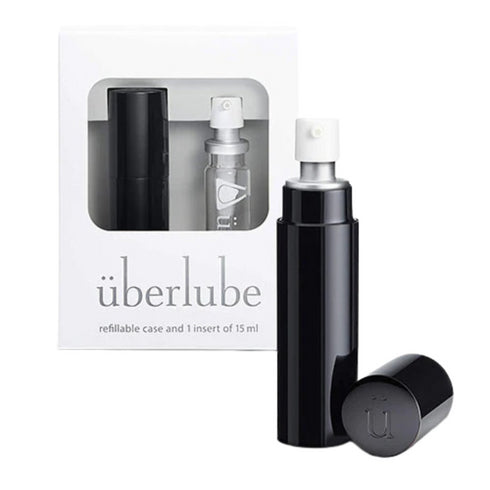 überlube Black Estuche recargable y 1 inserto 15ml