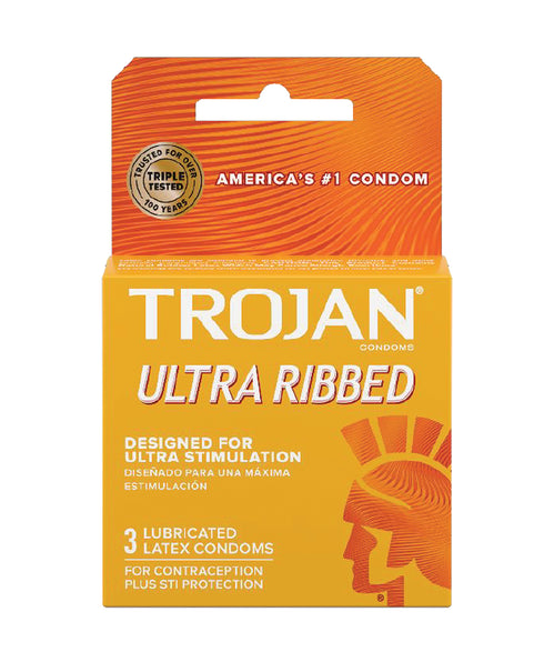Trojan Ultra Ribbed Box 3