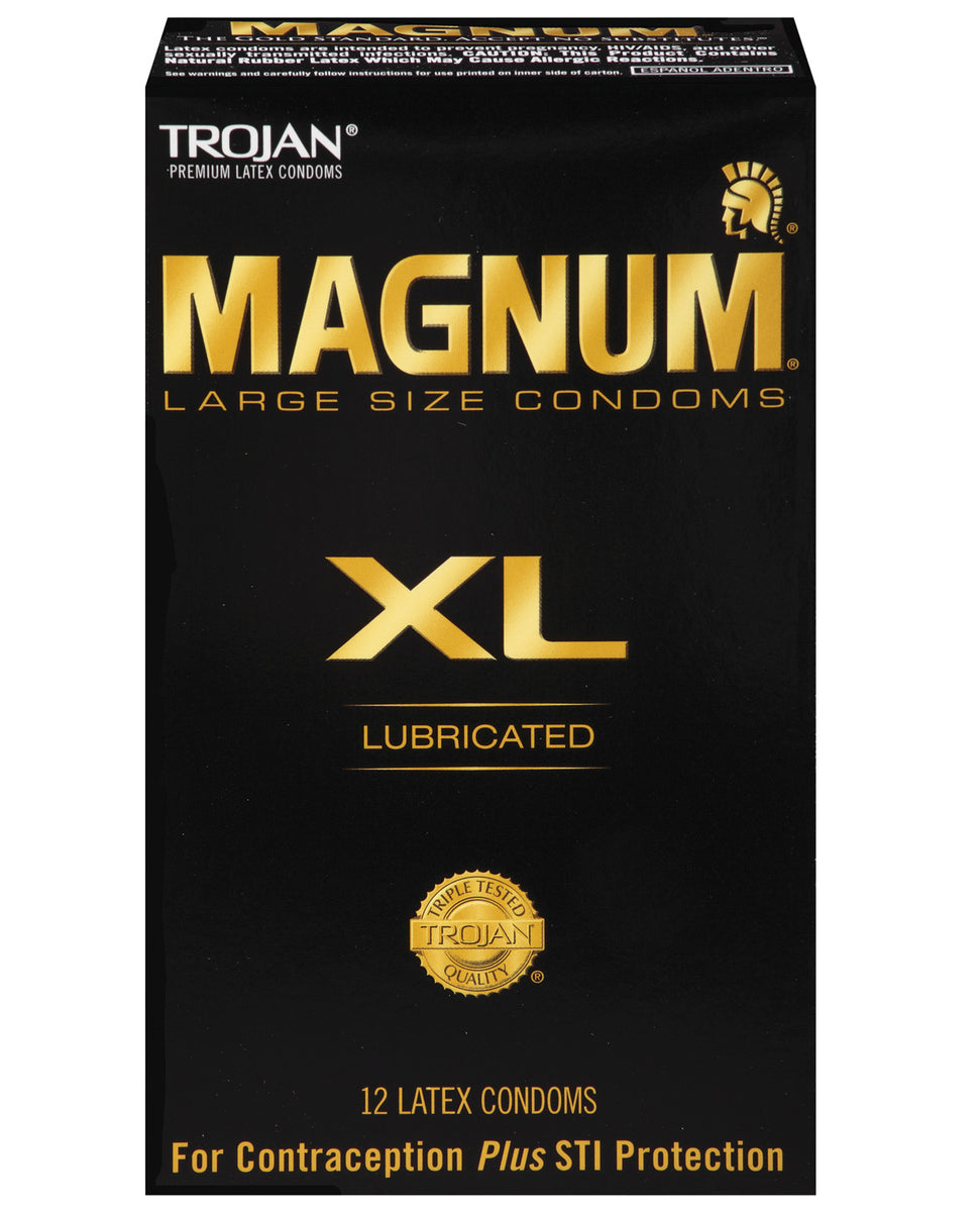 Trojan Magnum XL Condoms Box of 12 ❤️ WorldCondoms