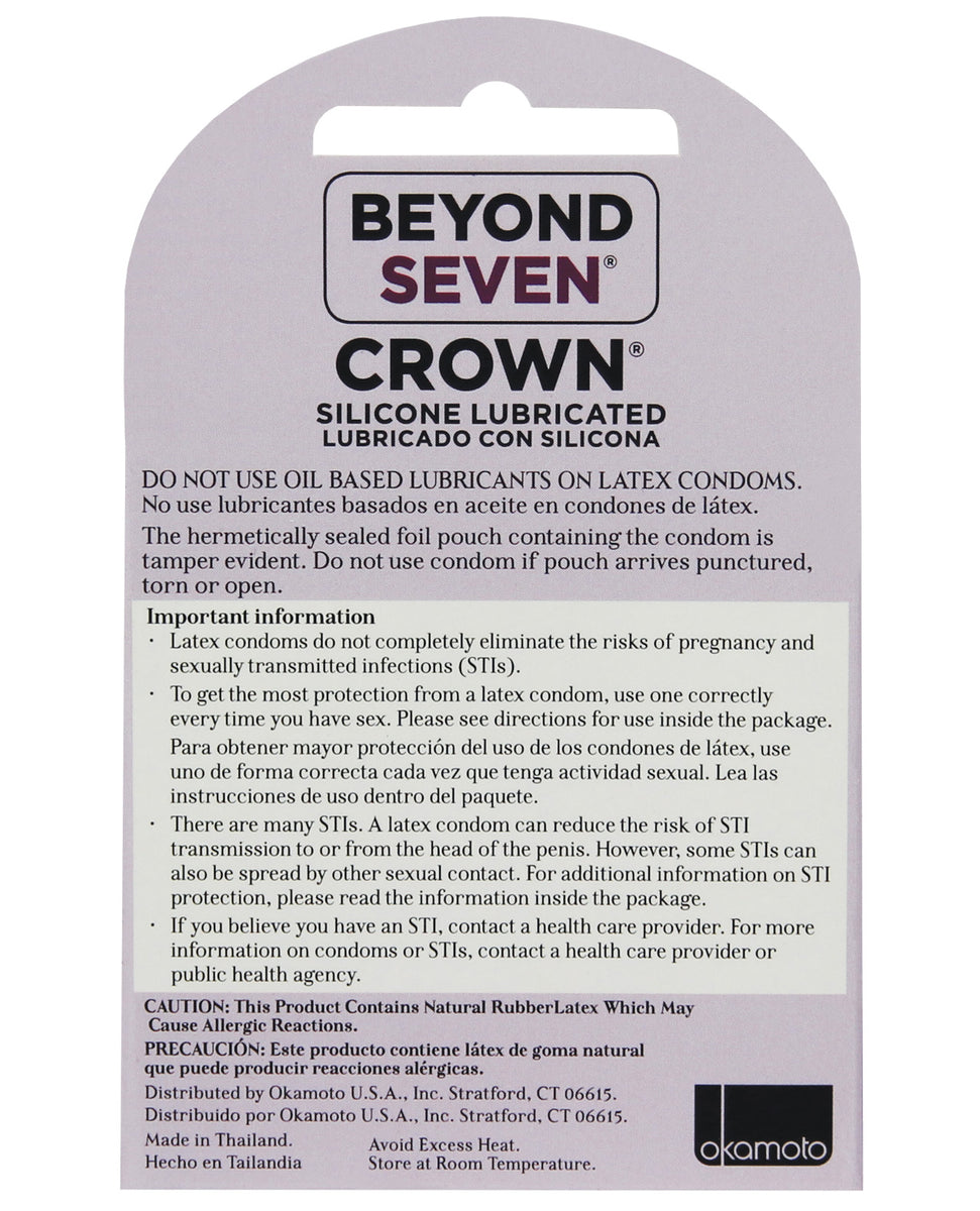 Crown Super Thin Condoms Box 3 WorldCondoms Crown Super Thin Condoms Box 3 WorldCondoms